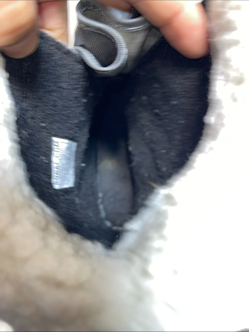 Sorel Gray and Black Waterproof Sherpa-Lined Lace-Up Boots Size 9 women’s